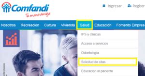 teléfono comfandi citas|Pedir Citas Médicas en Comfandi EPS, Registrarse y。